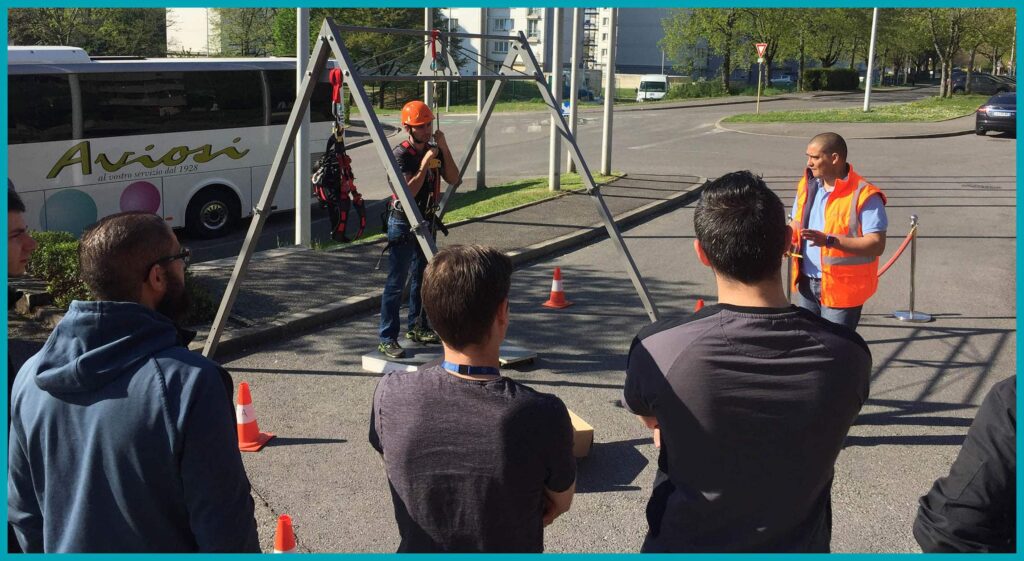 Sécurité travailleur safety day chutes